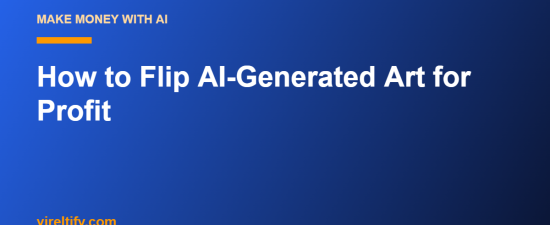 How to Flip AI-Generated Art for Profit